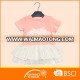 Pink wholesale skirted once piece 100%cotton dress lovely baby dress suit